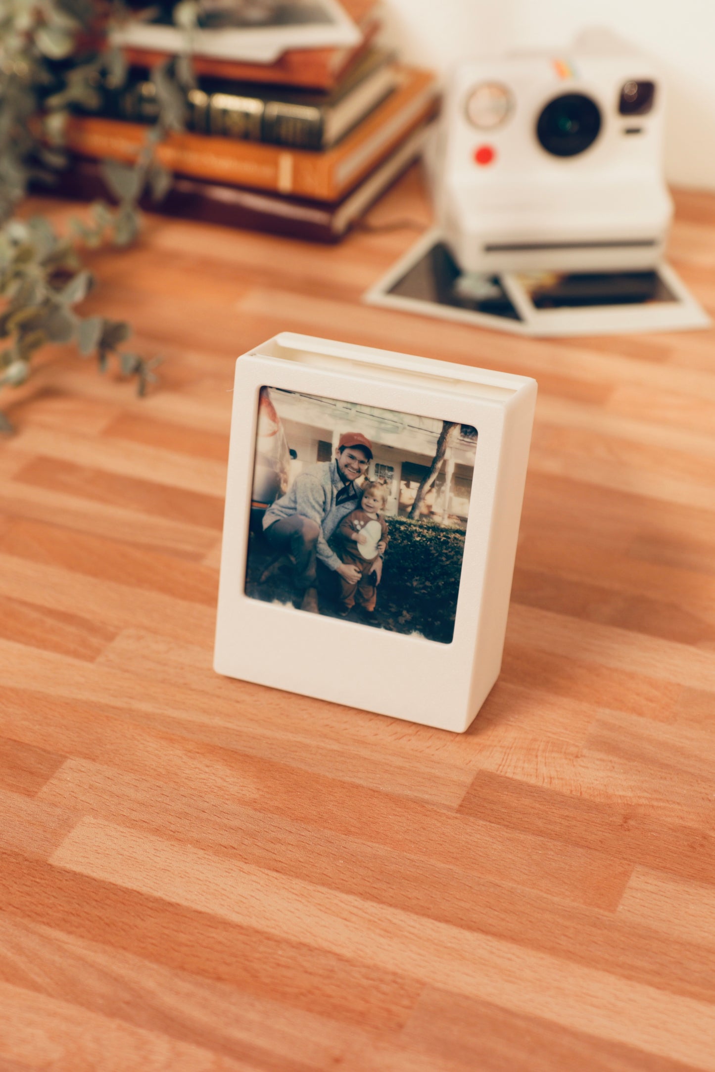 Polaroid 600 & iType display and storage frame - tabletop